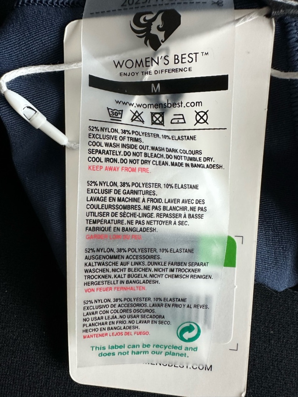New Women’s Best high Rise shaping dark blue Performance Leggings - Picture 5 of 12
